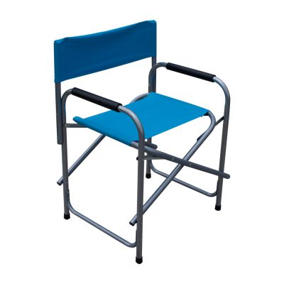 Καρέκλα Παραλίας Μπλε Μέταλλο/Ύφασμα 54x45x78cm
