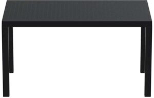 ARES ΤΡΑΠΕΖΙ 140Χ80Χ75εκ. BLACK ΠΟΛ/ΝΙΟΥ
