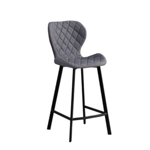 MARTIN ΓΚΡΙ ΥΦΑΣΜΑ(Σ2)66εκ. ΣΚΑΜΠΟ ΜΕΤΑΛΛΙΚΟ 45X49X66-98εκ.