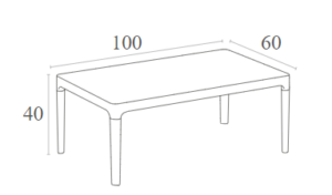 SKY BLACK 100Χ60Χ40εκ. ΤΡΑΠΕΖΙ ΠΟΛ/ΝΙΟΥ – 5