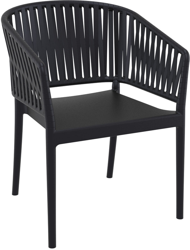 PORTOFINO BLACK ΠΟΛΥΘΡΟΝΑ ΠΟΛ/ΝΙΟΥ 58X58X80εκ.