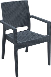 IBIZA DARK GREY ΠΟΛΥΘΡΟΝΑ ΠΟΛ/ΝΙΟΥ 58Χ59Χ87εκ.