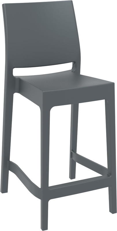 MAYA 65εκ. ΣΚΑΜΠΟ DARK GREY ΠΟΛ/ΝΙΟΥ 44Χ50Χ98εκ.