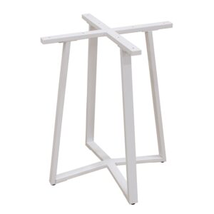 BISTRO 60X60X72εκ. WHITE ΒΑΣΗ ΜΕΤΑΛΛΙΚΗ ΜΕ ΡΕΓ/ΡΟΥΣ