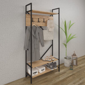 ΕΠΙΠΛΟ ΕΙΣΟΔΟΥ (HELLO)Υλικό. Μέταλλο ξύλο Μ.90*Π.30*Υ.180ΕΚ.