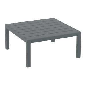 PORTOFINO LOUNGE ΤΡΑΠΕΖΙ DARK GREY 70X70X33εκ. ΠΟΛ/ΝΙΟΥ