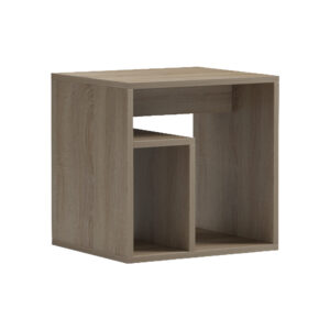 Βοηθητικό τραπέζι Doublo pakoworld sonoma 40x35x40εκ