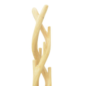 Κρεμάστρα επιδαπέδια Gantou pakoworld suar ξύλο σε φυσική απόχρωση 40x40x200εκ – 3