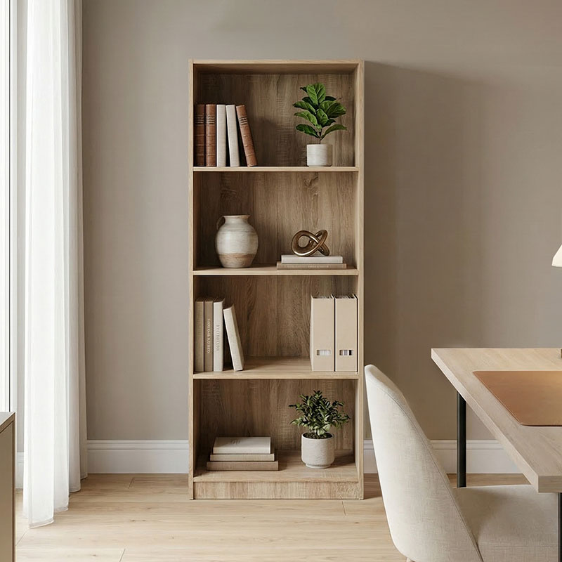 Βιβλιοθήκη Kendy pakoworld sonoma 60x30x167εκ