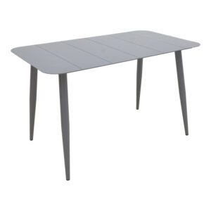 Τραπέζι Vista pakoworld αλουμίνιο σε ανθρακί απόχρωση 150x80x72εκ
