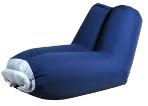Μπλέ Φουσκωτή Πολυθρόνα Παραλίας 178 x 82 x 98(h)cm