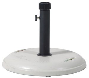 Λευκή Τσιμεντένια Βάση Ομπρέλας 22Kgr , ⌀ 48cm