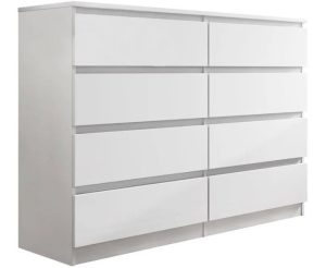 Συρταριέρα Juniper 8S-Leuko