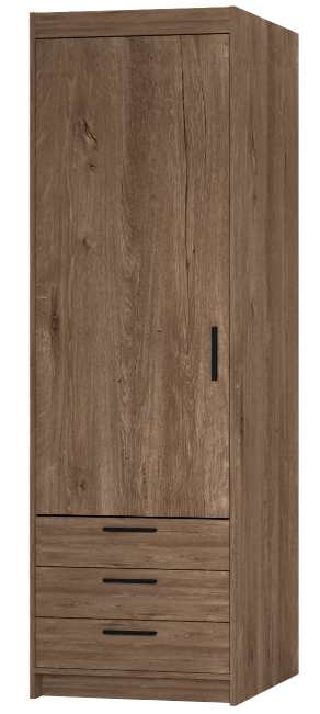 Ντουλάπα Ester 1D3S-Lefkas Oak