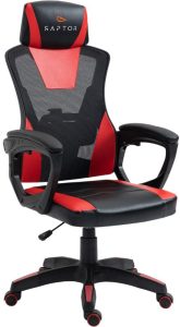 Καρέκλα Gaming Raptor Ace-Κόκκινο
